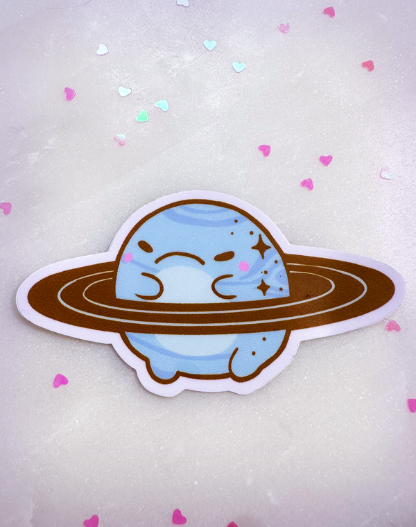 Saturn Frog Sticker