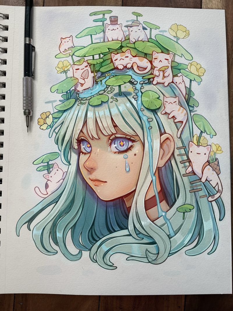 Cat Sanctuary Original Sketch