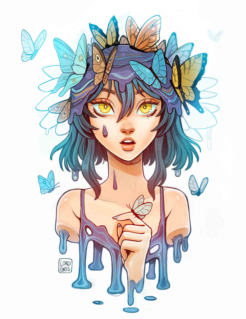 'Butterfly' Original Sketch