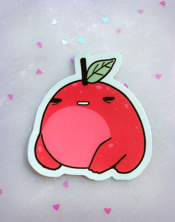 Apple Frog Sticker