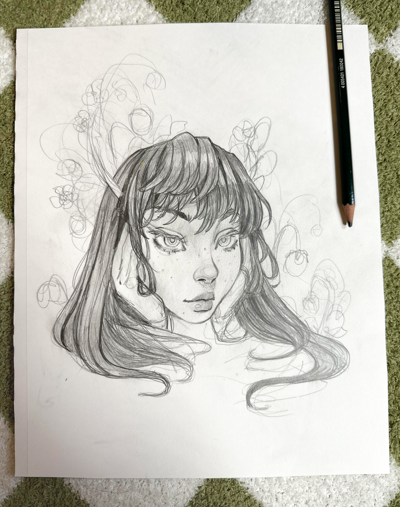 Berry Original Sketch