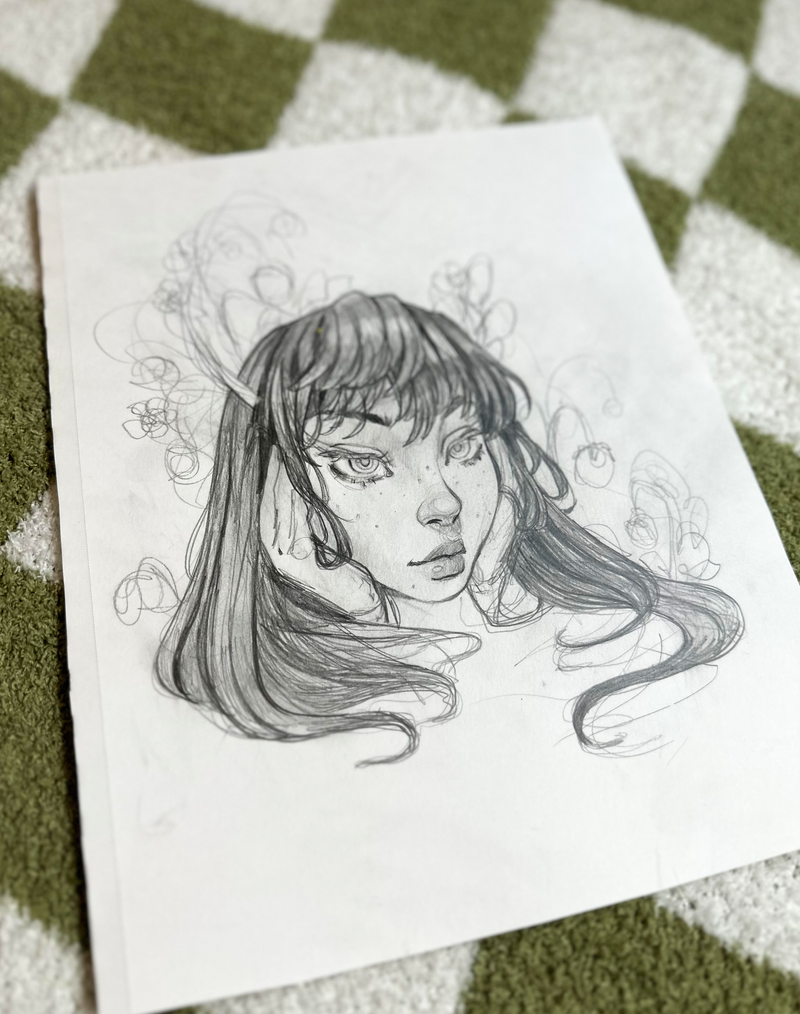 Berry Original Sketch