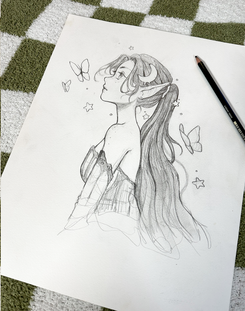 Butterfly  Original Sketch
