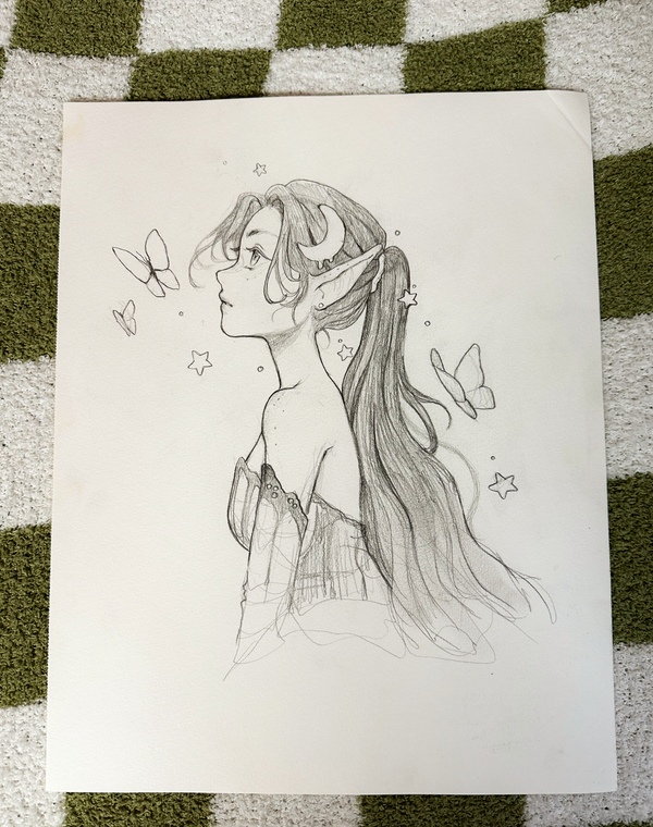 Butterfly  Original Sketch
