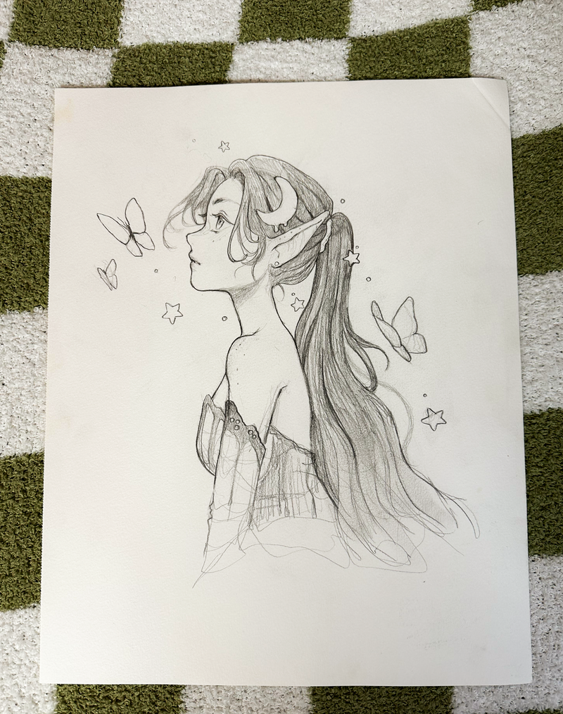 Butterfly  Original Sketch