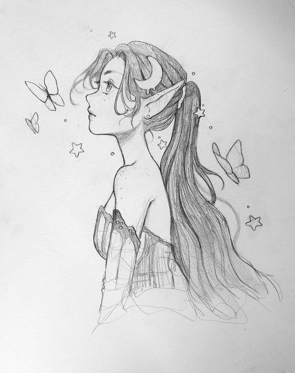 Butterfly  Original Sketch