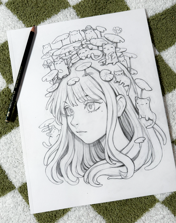 Cat Sanctuary Original Sketch