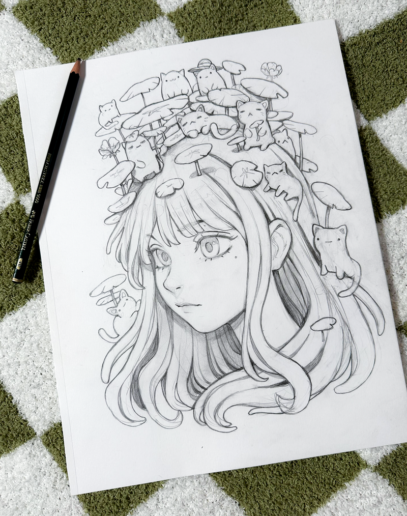 Cat Sanctuary Original Sketch