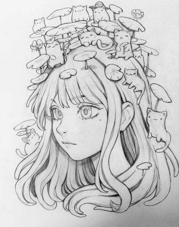 Cat Sanctuary Original Sketch