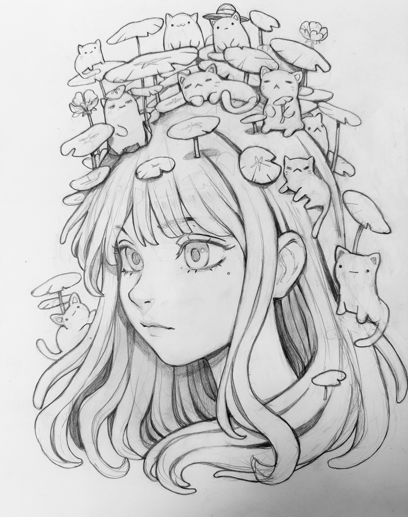 Cat Sanctuary Original Sketch