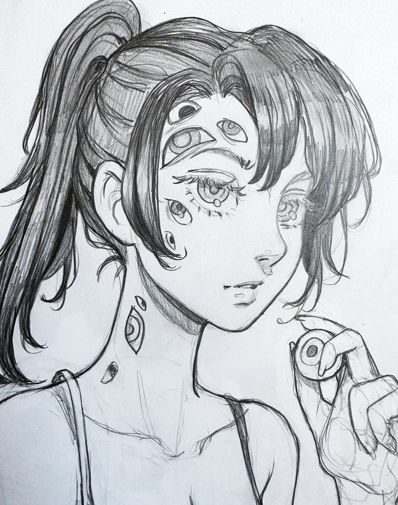 'Spider Eye' Original Sketch