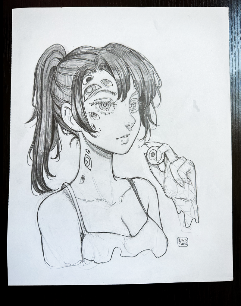 'Spider Eye' Original Sketch