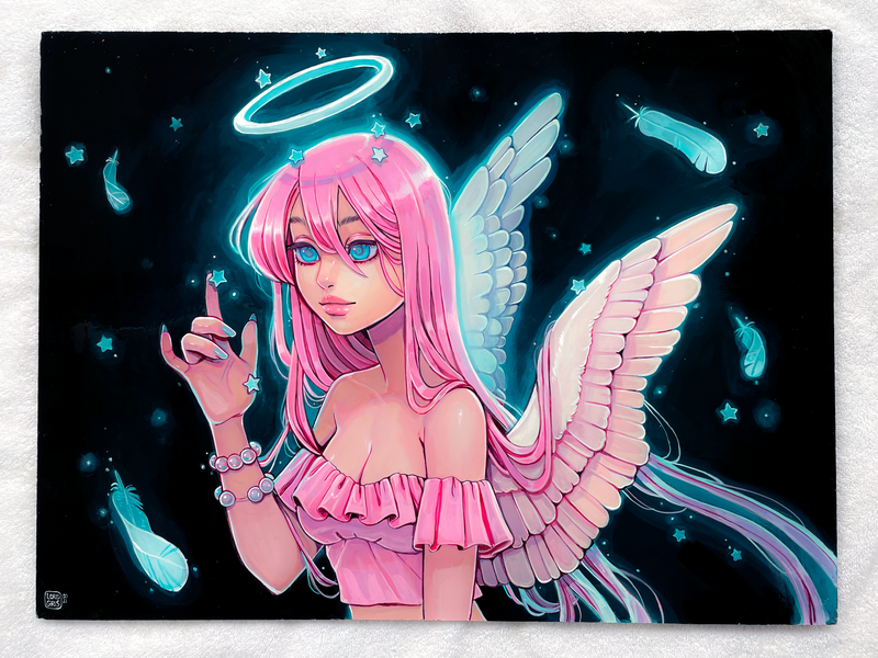 'Feathers' Original Painting