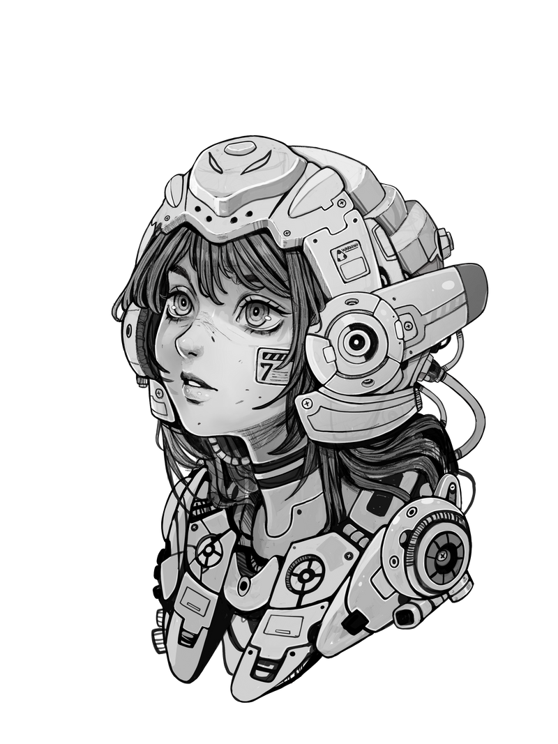 Space Helm Holographic Sticker