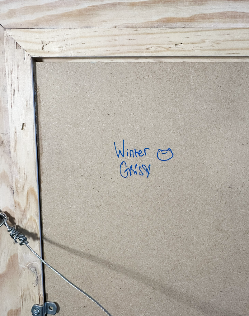 Winter Original Acrylic Painting