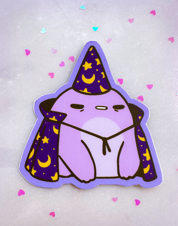 Wizard Frog Sticker