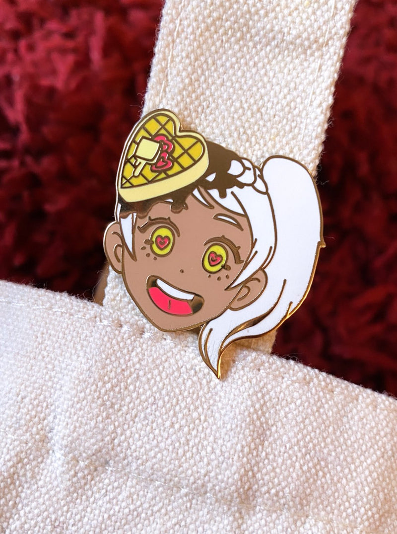 Waffle Girl Hard Enamel Pin