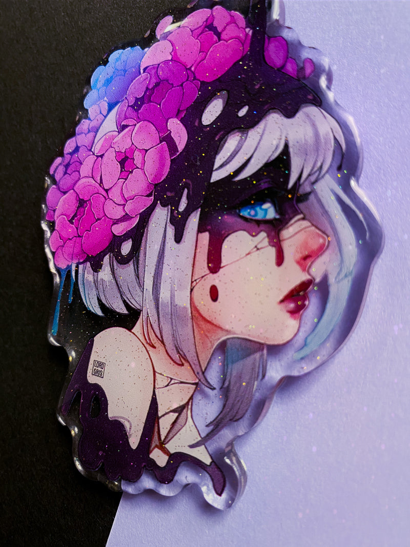 Bloom 3.5" Acrylic Charm