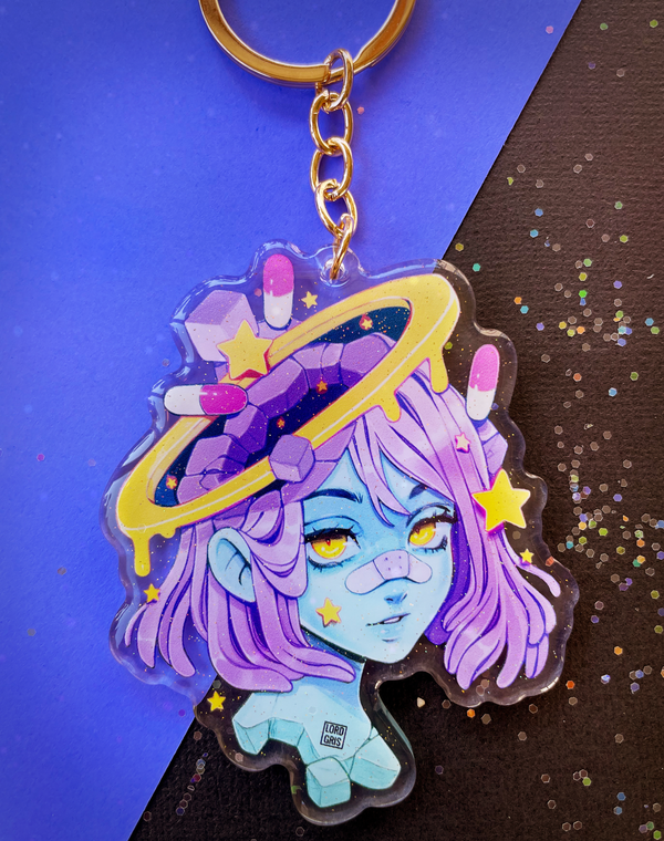 HeadSpace 3" Acrylic Charm