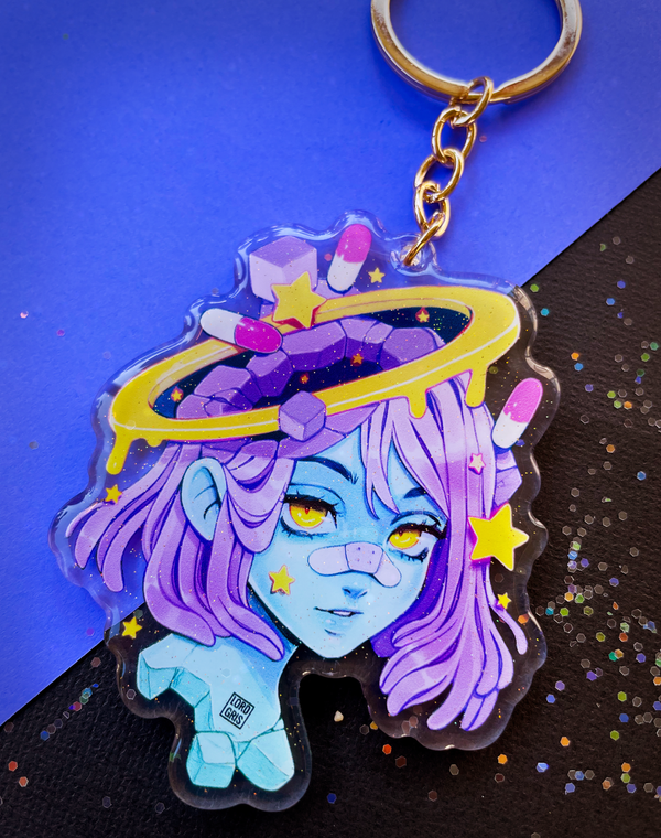 HeadSpace 3" Acrylic Charm