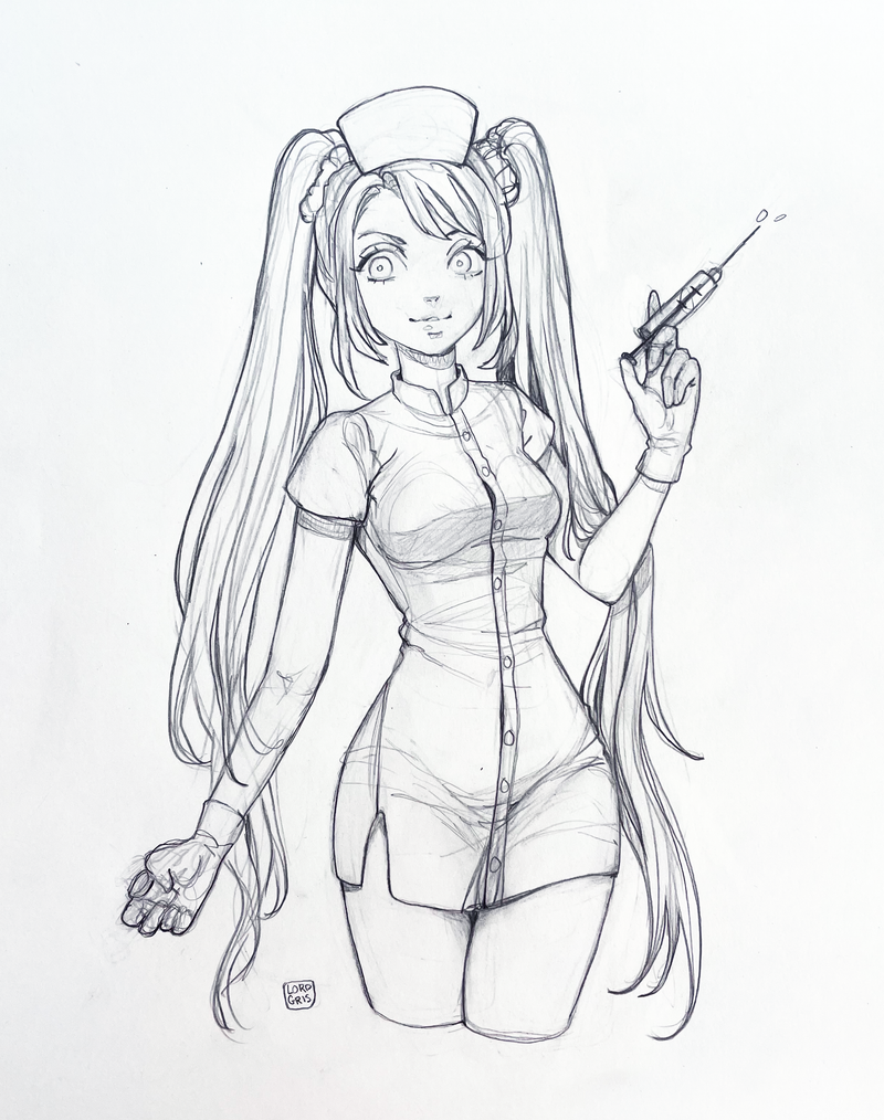 Vaccine Chan Original Sketch