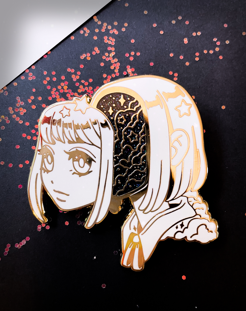 Galaxy Inside Enamel Pin