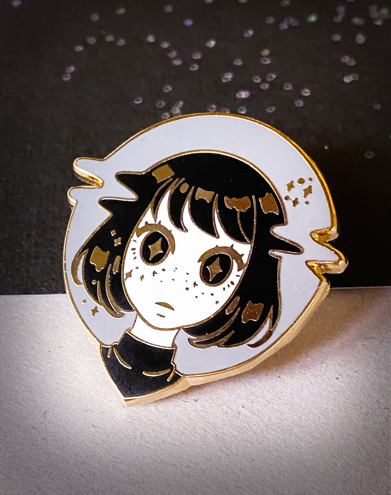 Glitch Girl 1.5" Hard Enamel Pin